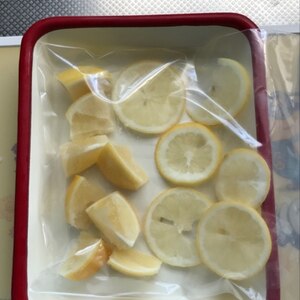 いろんな形のレモン♪ 冷凍☆保存で とっても便利♡